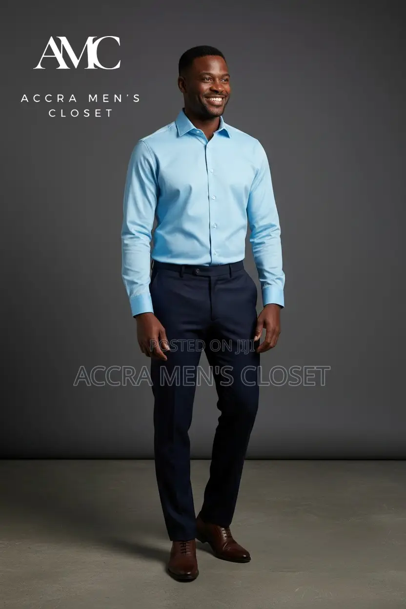 Men's Slim Fit Long Sleeve Dress Shirts– Office, Formal Smart Casual
