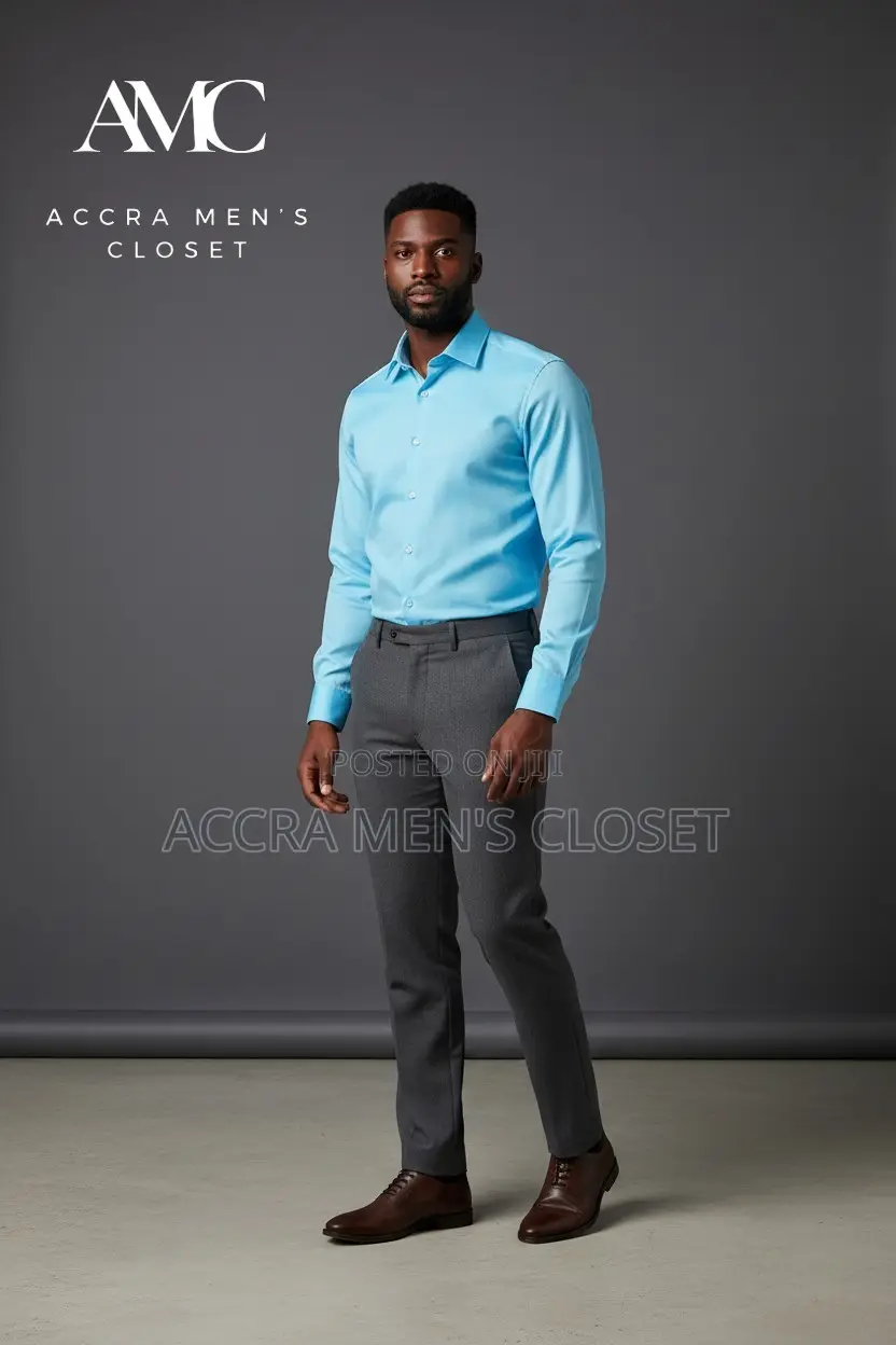 Men's Slim Fit Long Sleeve Dress Shirts– Office, Formal Smart Casual