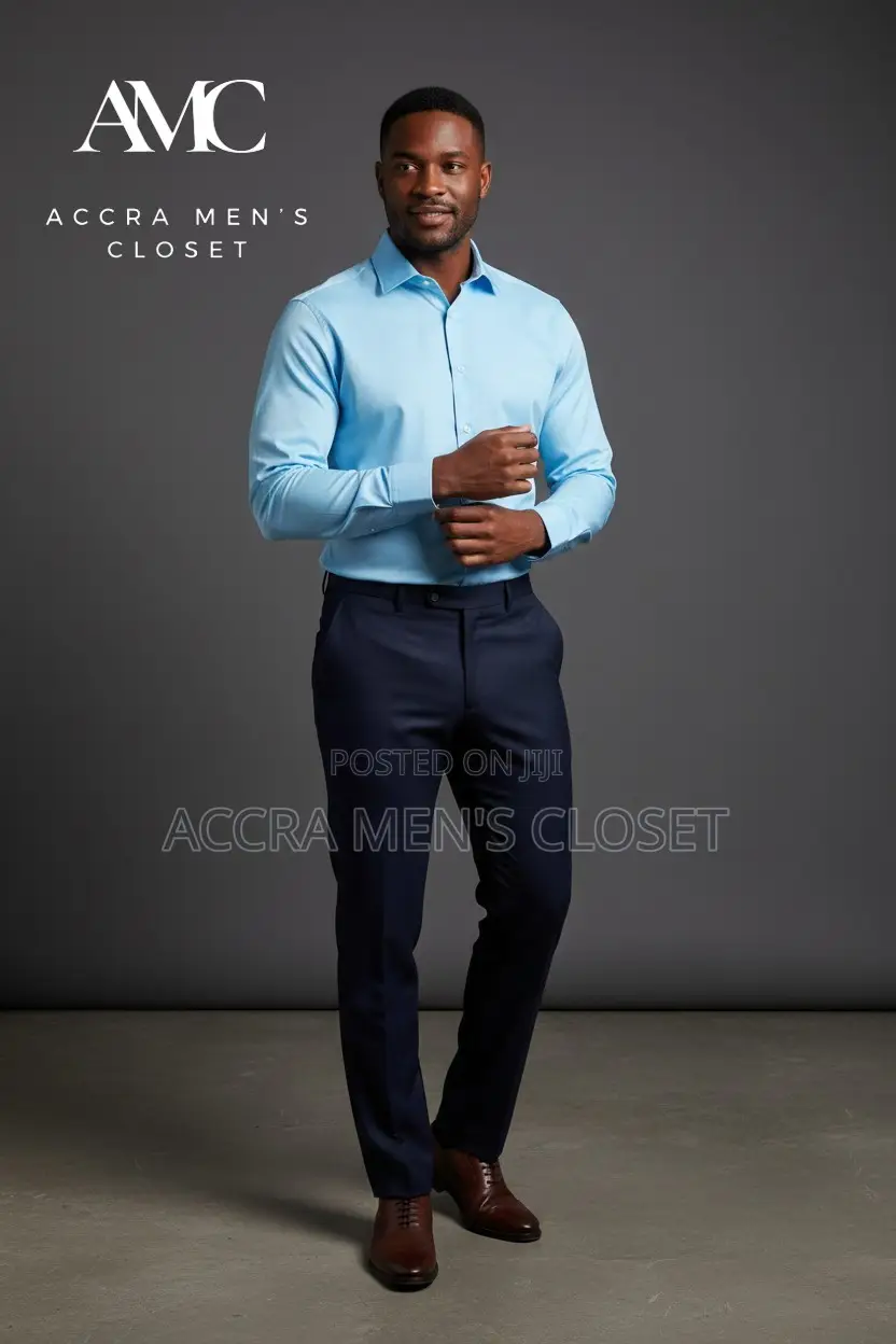 Men's Slim Fit Long Sleeve Dress Shirts– Office, Formal Smart Casual