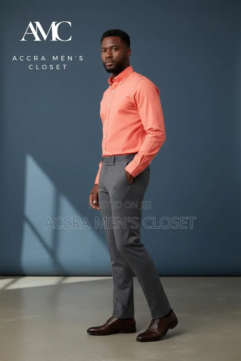 Men's Slim Fit Long Sleeve Dress Shirts– Office, Formal Smart Casual