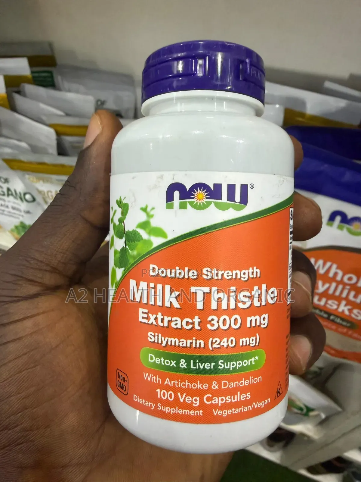 Now Double Strength Milk Thistle Extract 300mg Capsules