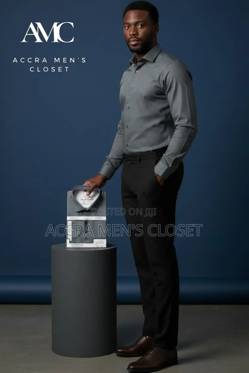 Men's Slim Fit Long Sleeve Dress Shirts– Office, Formal Smart Casual