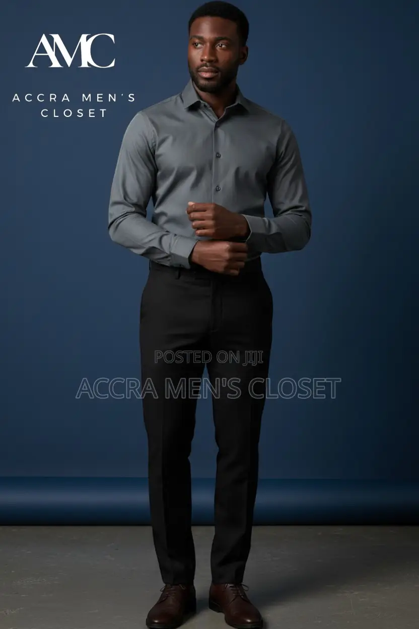 Men's Slim Fit Long Sleeve Dress Shirts– Office, Formal Smart Casual
