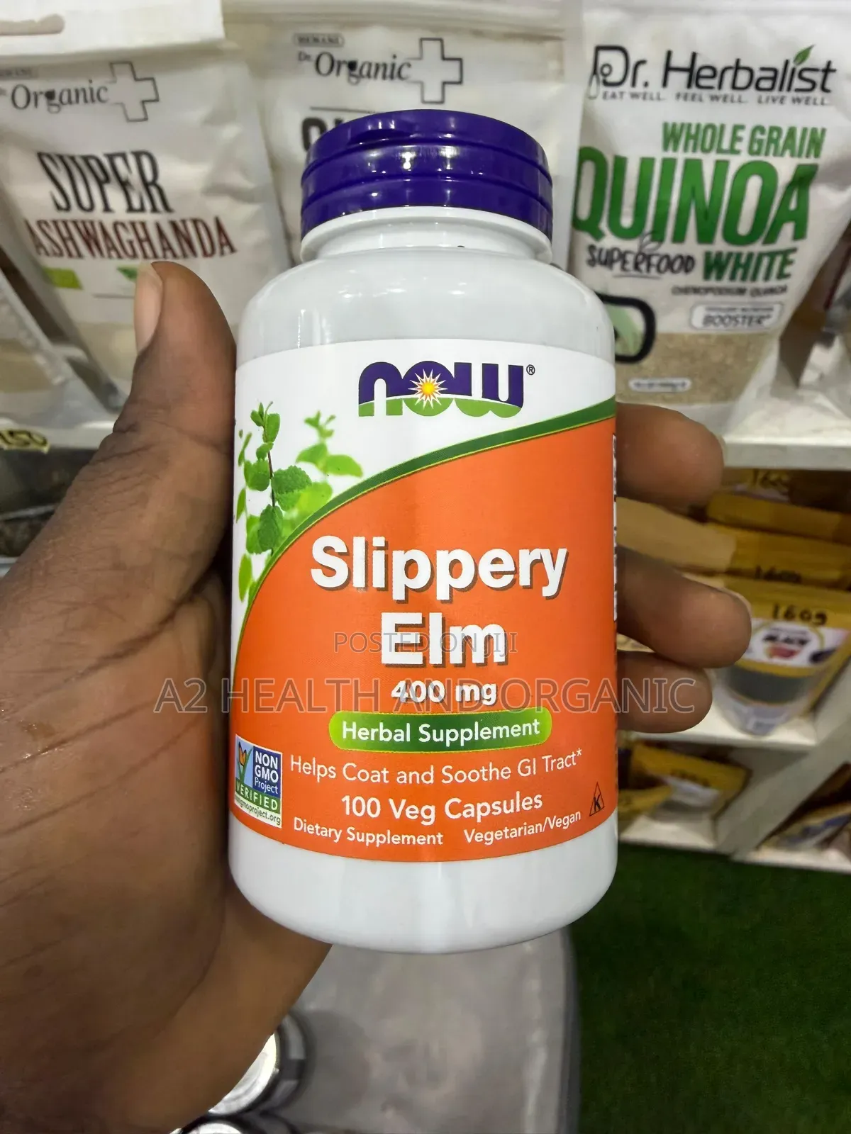 Now Slippery Elm 450mg
