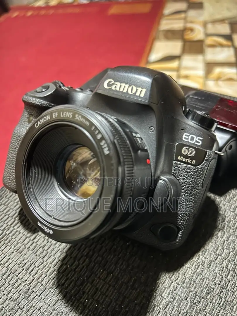 Canon 6d Mark Ii With 50mm Lens and Flashlight for Sell