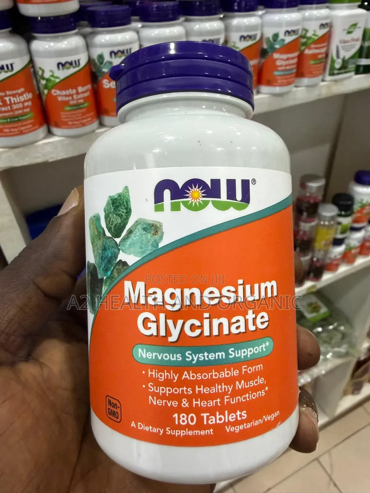 Now Magnesium Glycinate 180 Capsules