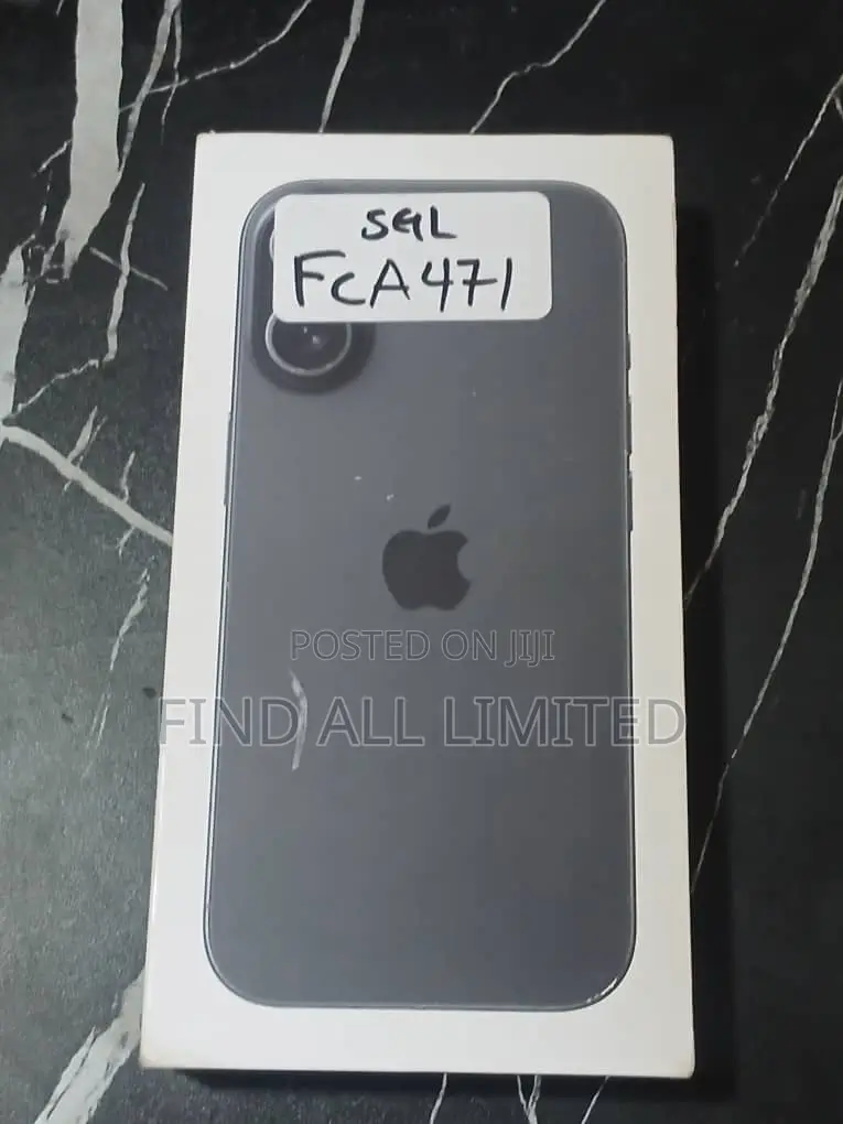 New Apple iPhone 16 128 GB Black