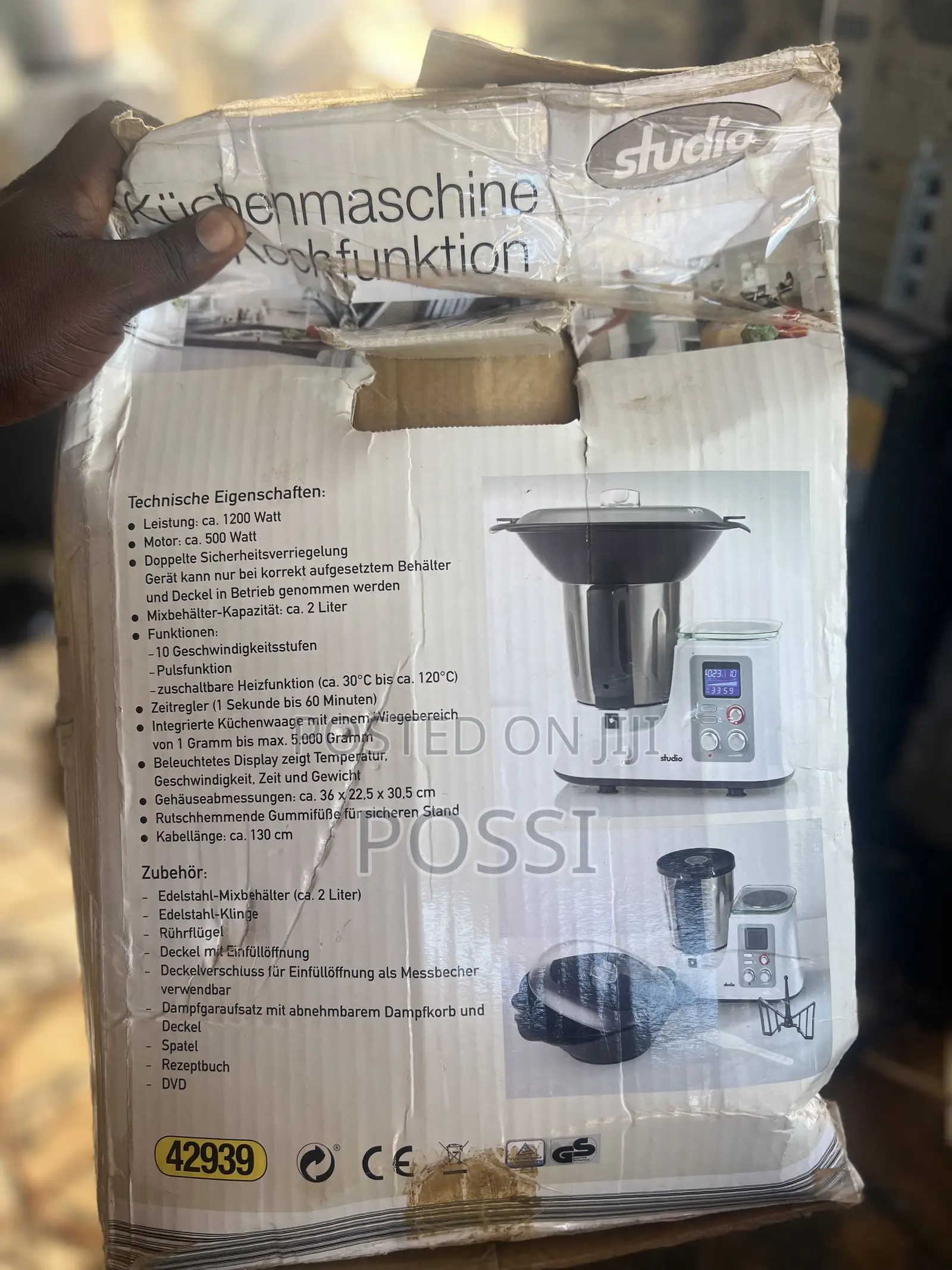 Food Processor/ Blender With Cooking Function