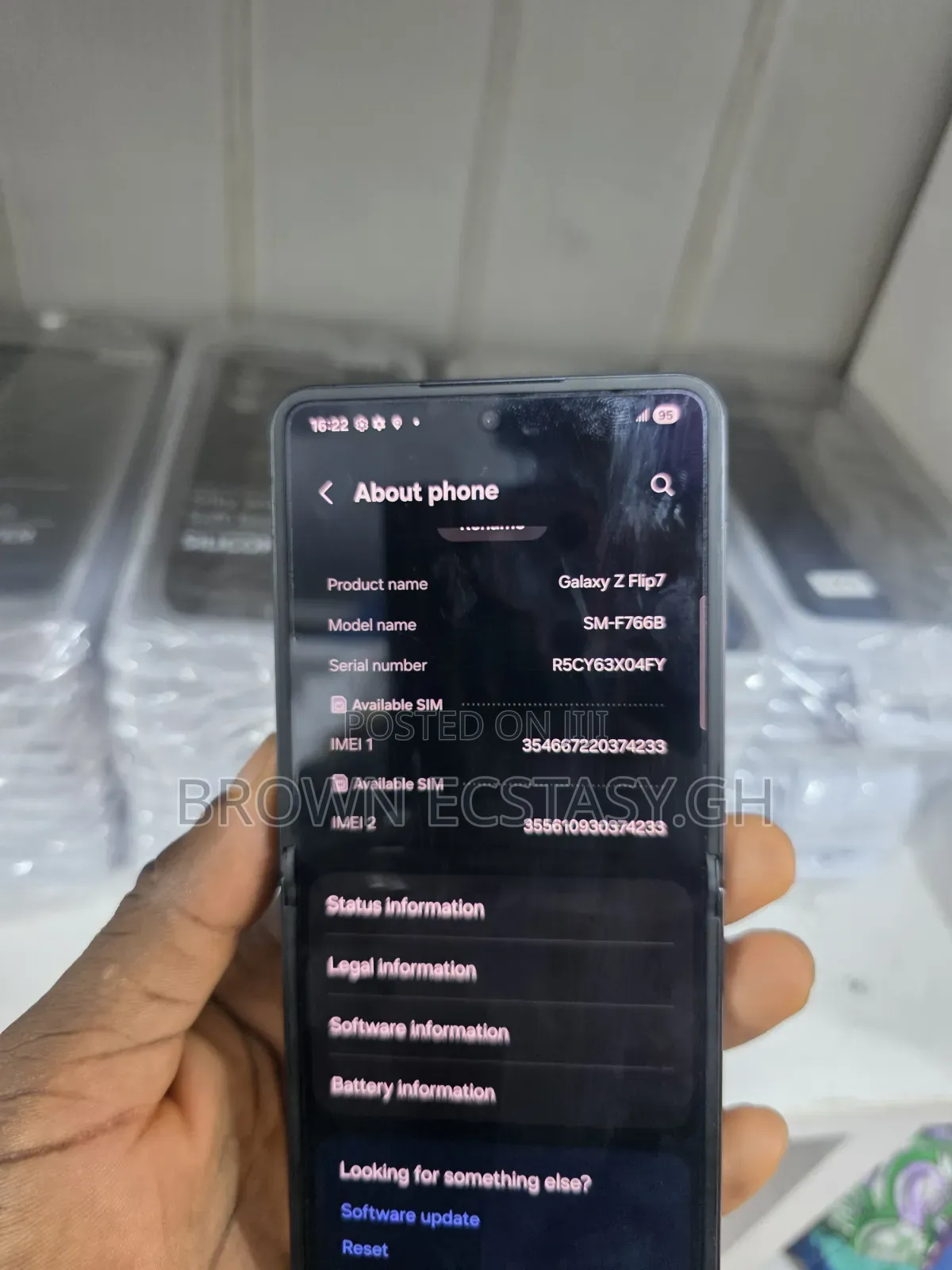 Samsung Galaxy Z Flip7 256 GB Black