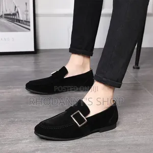 Buckle Suede Loafer