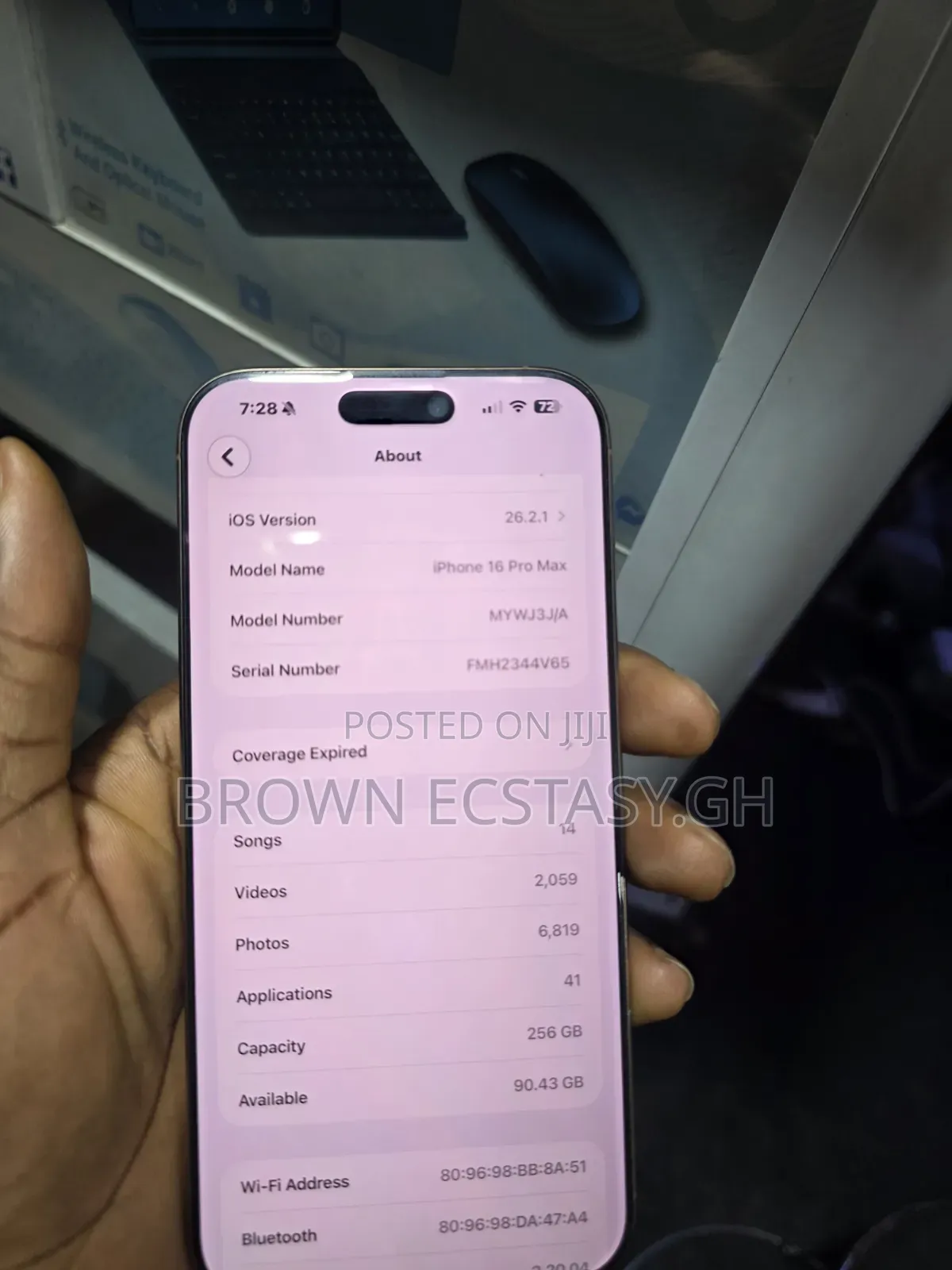 Apple iPhone 16 Pro Max 256 GB Rose Gold