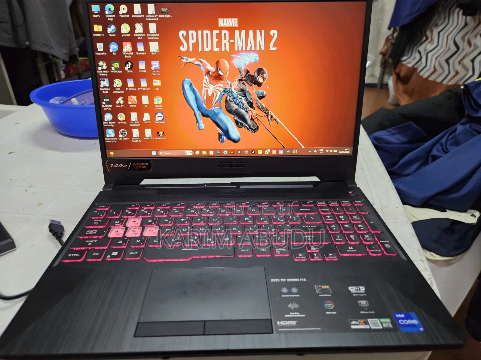 Laptop Asus TUF Gaming FX504 16GB Intel Core i7 SSD 512GB