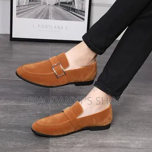 Buckle Suede Loafer