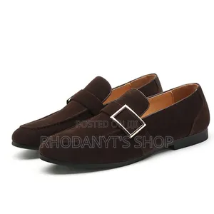 Buckle Suede Loafer
