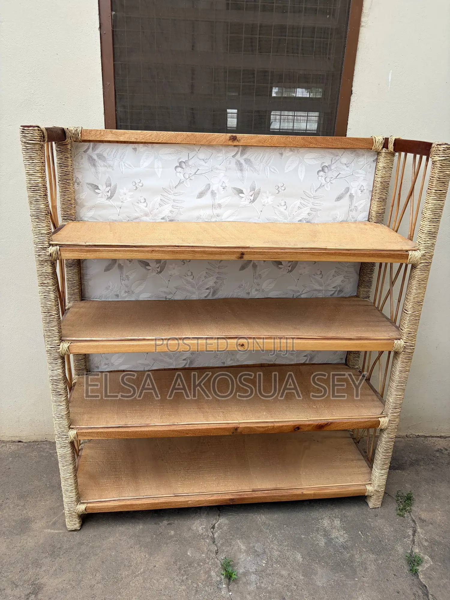 Vintage Boho Shelving Unit