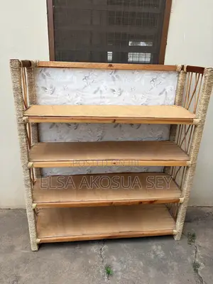 Vintage Boho Shelving Unit