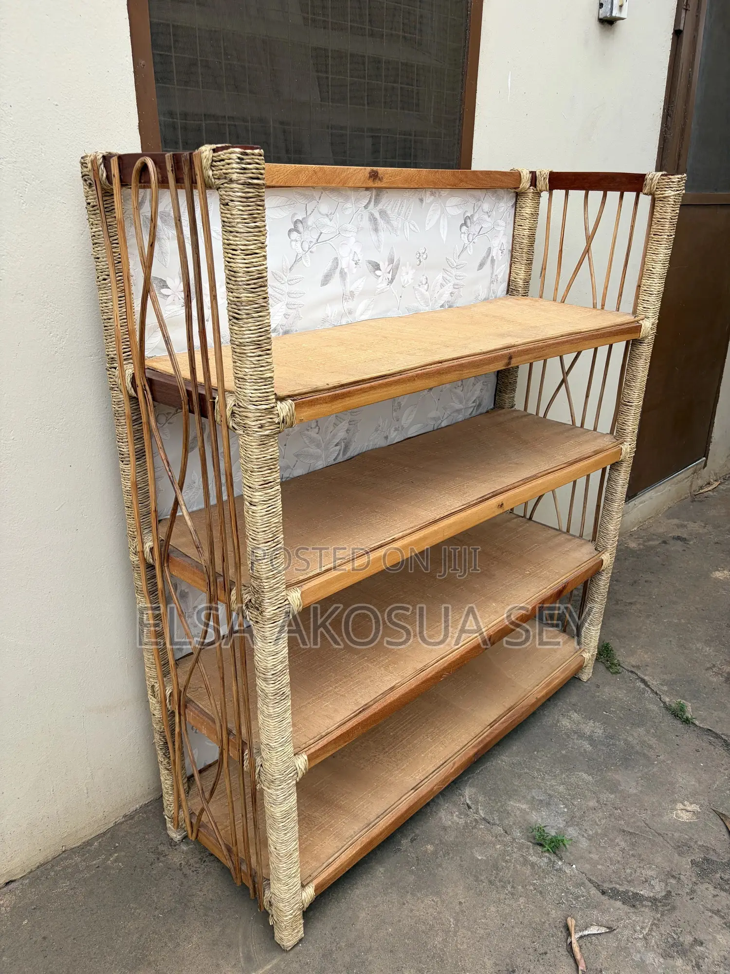Vintage Boho Shelving Unit