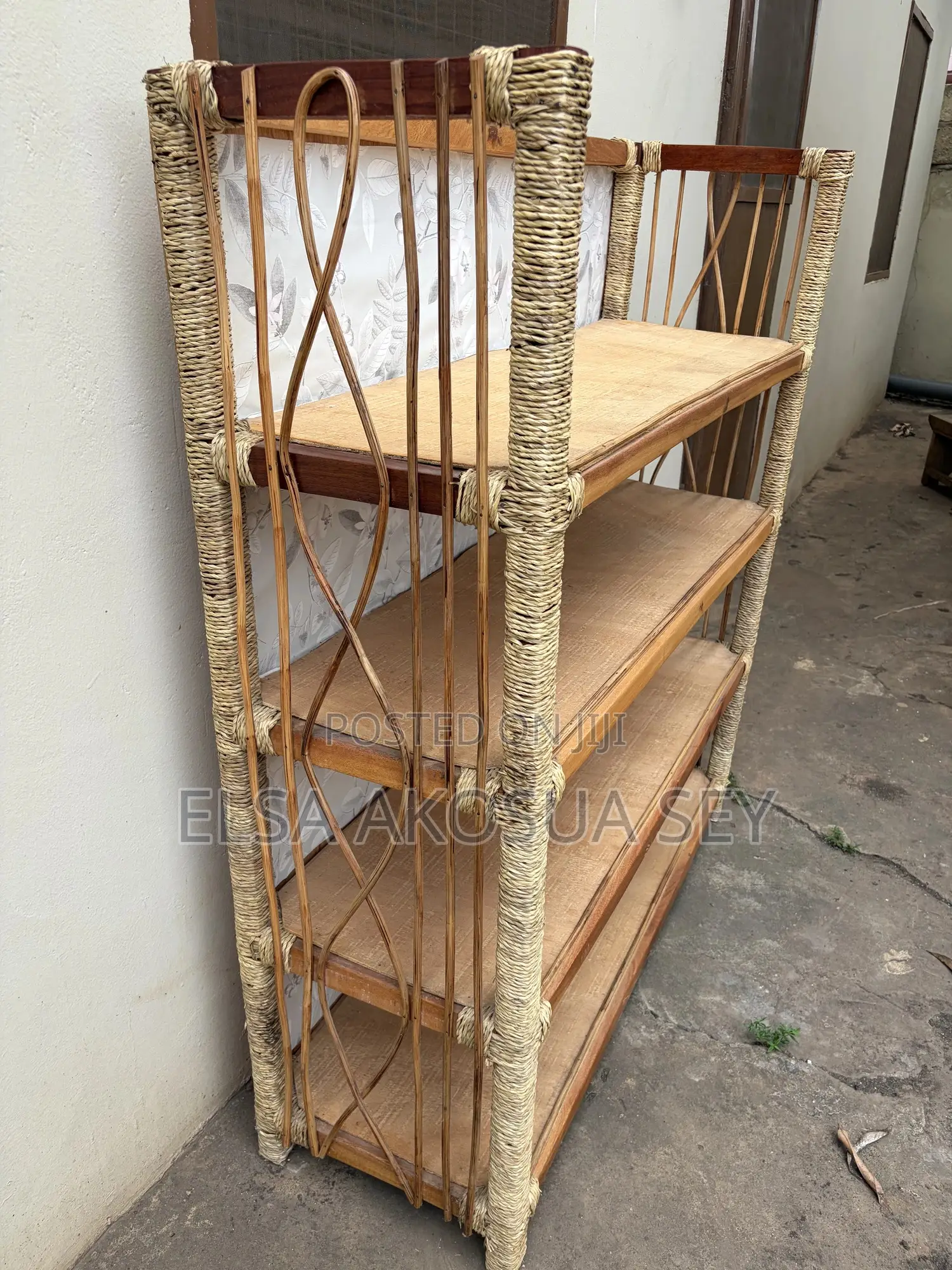 Vintage Boho Shelving Unit