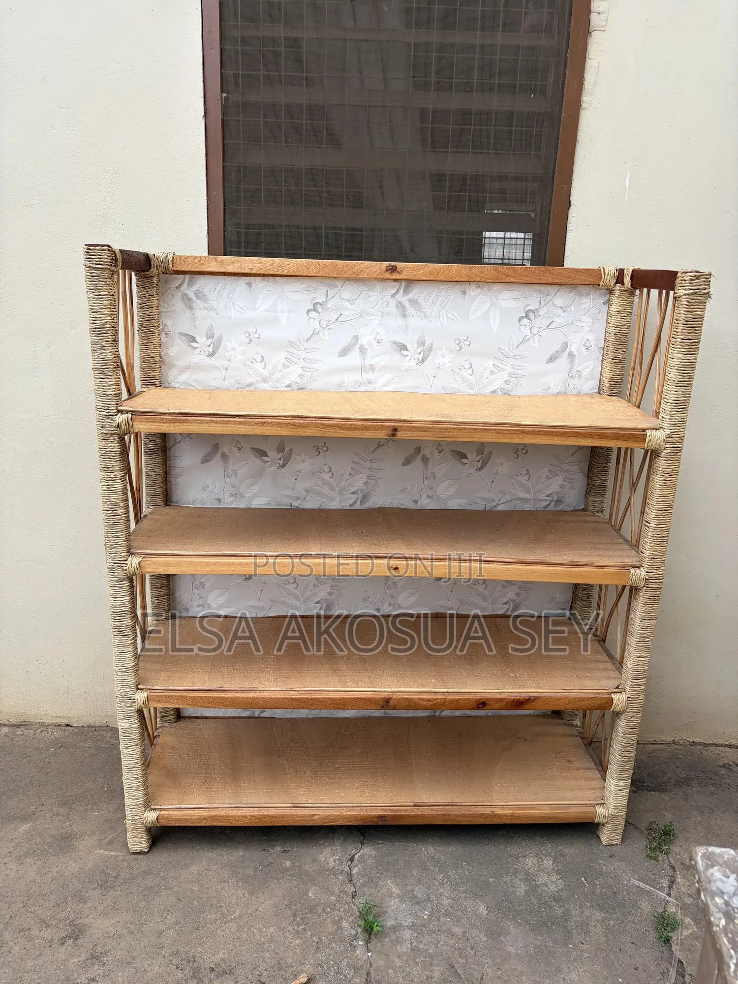 Vintage Boho Shelving Unit