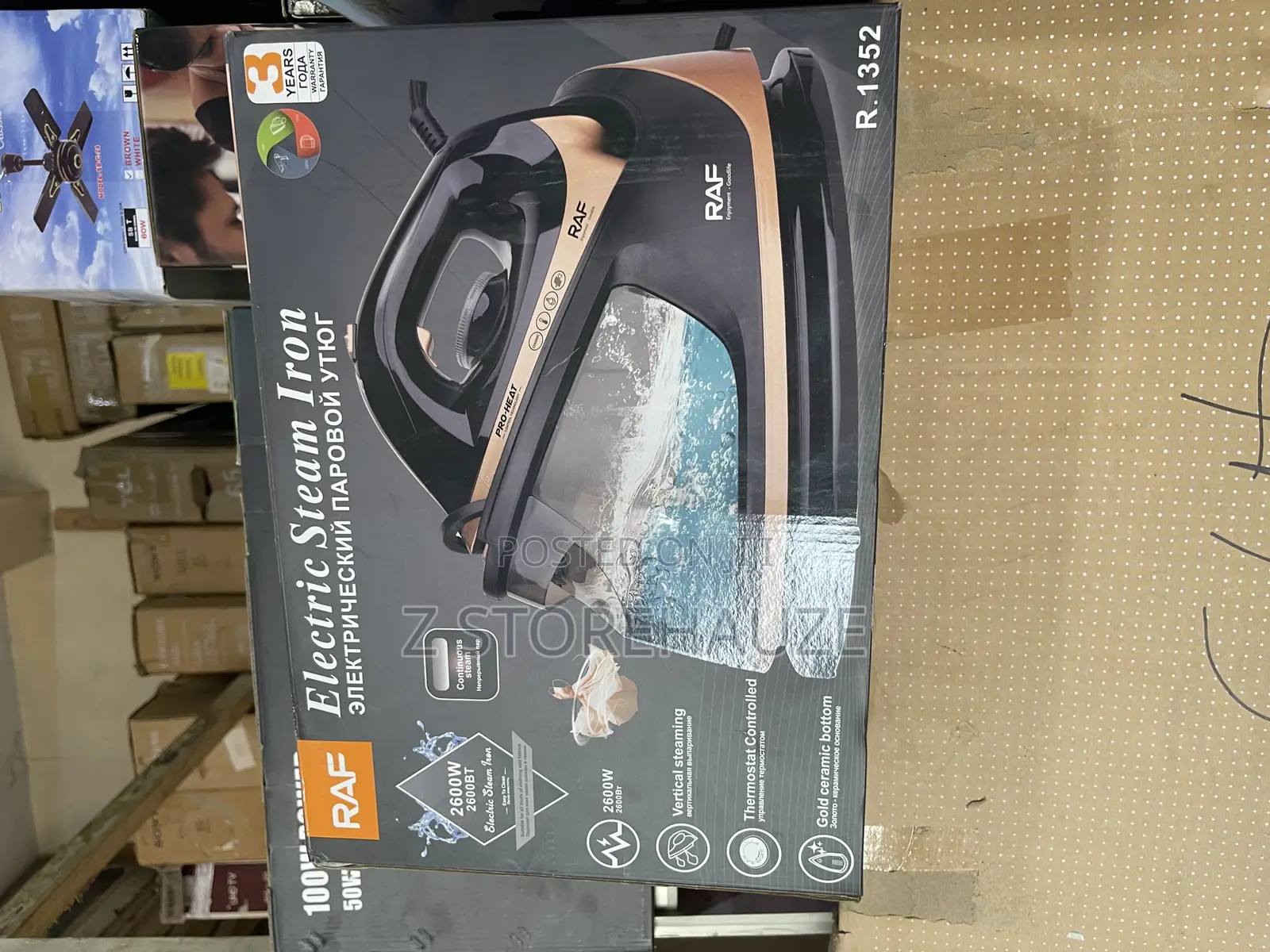 Raf Electric Steam Iron