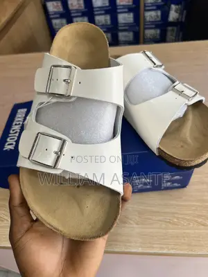 White Birkenstock Arizona