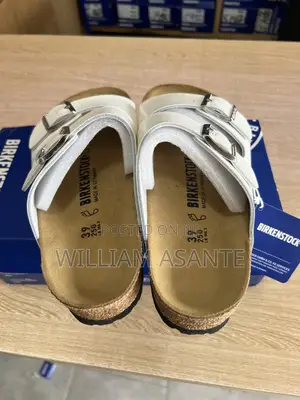 White Birkenstock Arizona