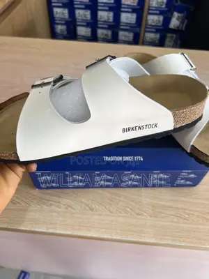 White Birkenstock Arizona