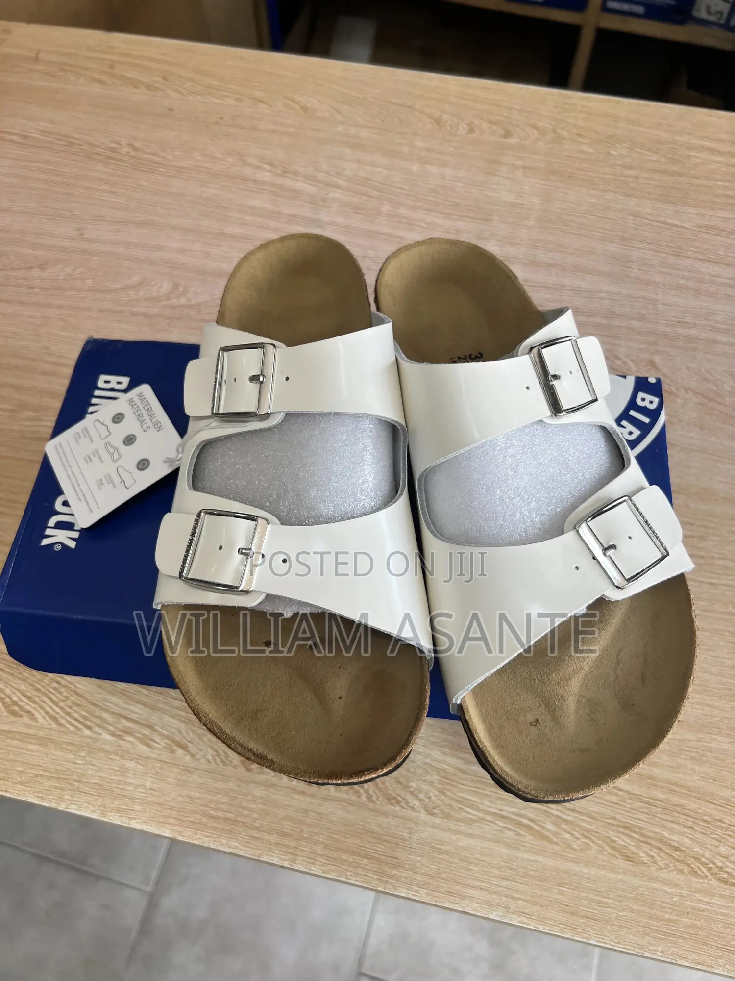White Birkenstock Arizona
