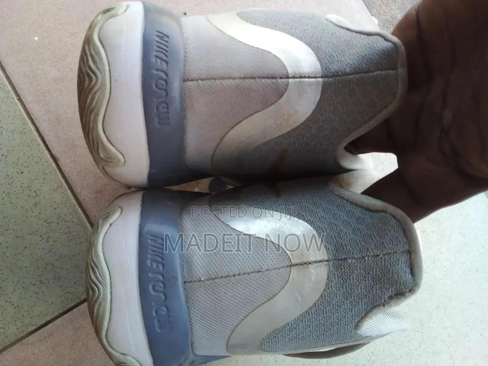 Nike Renew Elevate Basketball Sneakers – Grey/Gold – Size 42.5/43