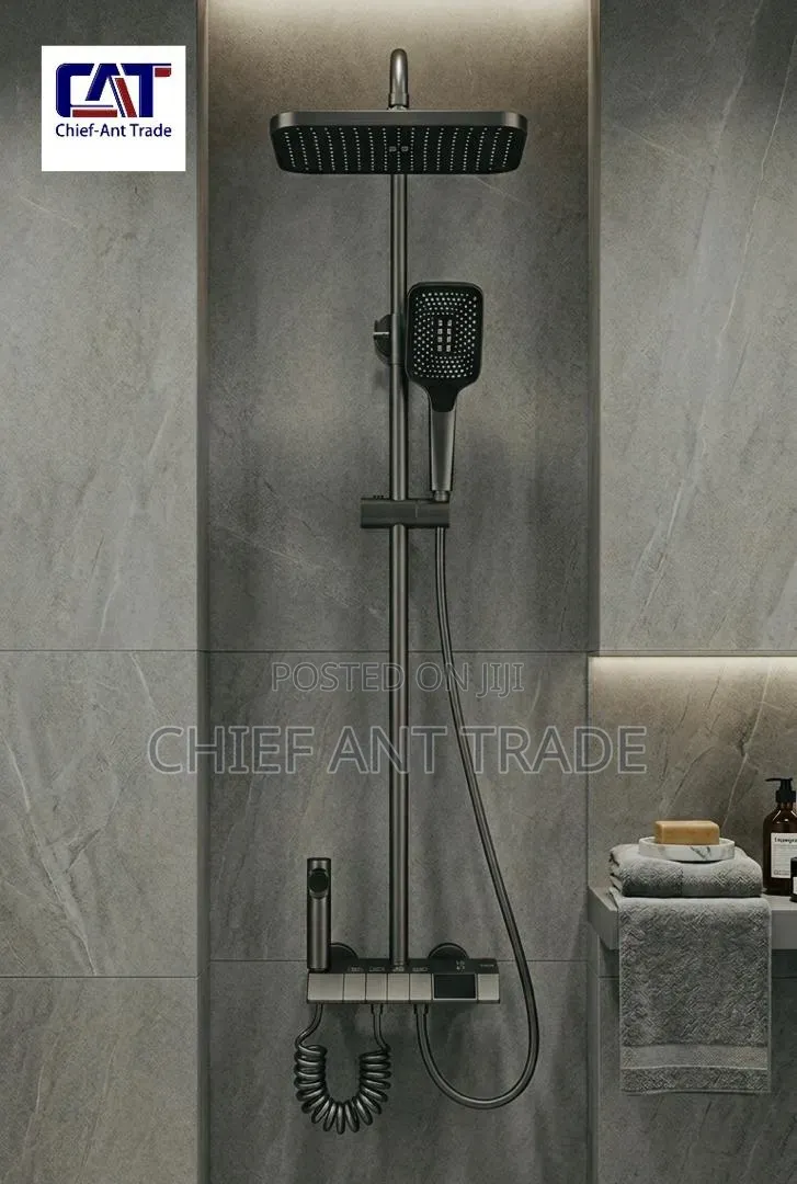 Digital Temperature Shower. Hot and Cold. Temperature Reading 8037