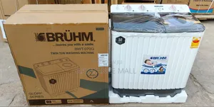 Bruhm Washing Machine 8kg Semi Automatic