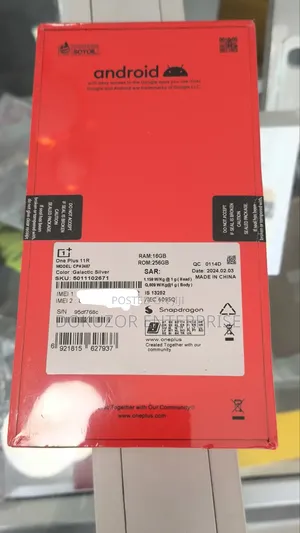 New OnePlus 11R 256 GB Silver