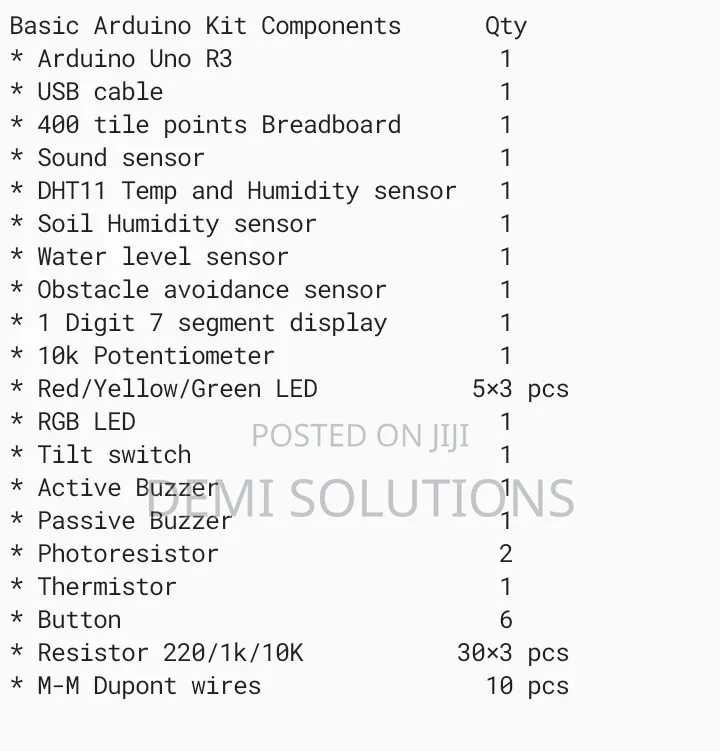 Basic Arduino Uno R3 Kit