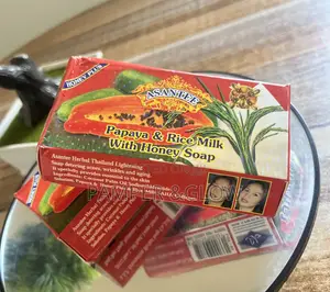Asantee Papaya Rice Milk With Honey Soap