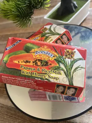 Asantee Papaya Rice Milk With Honey Soap
