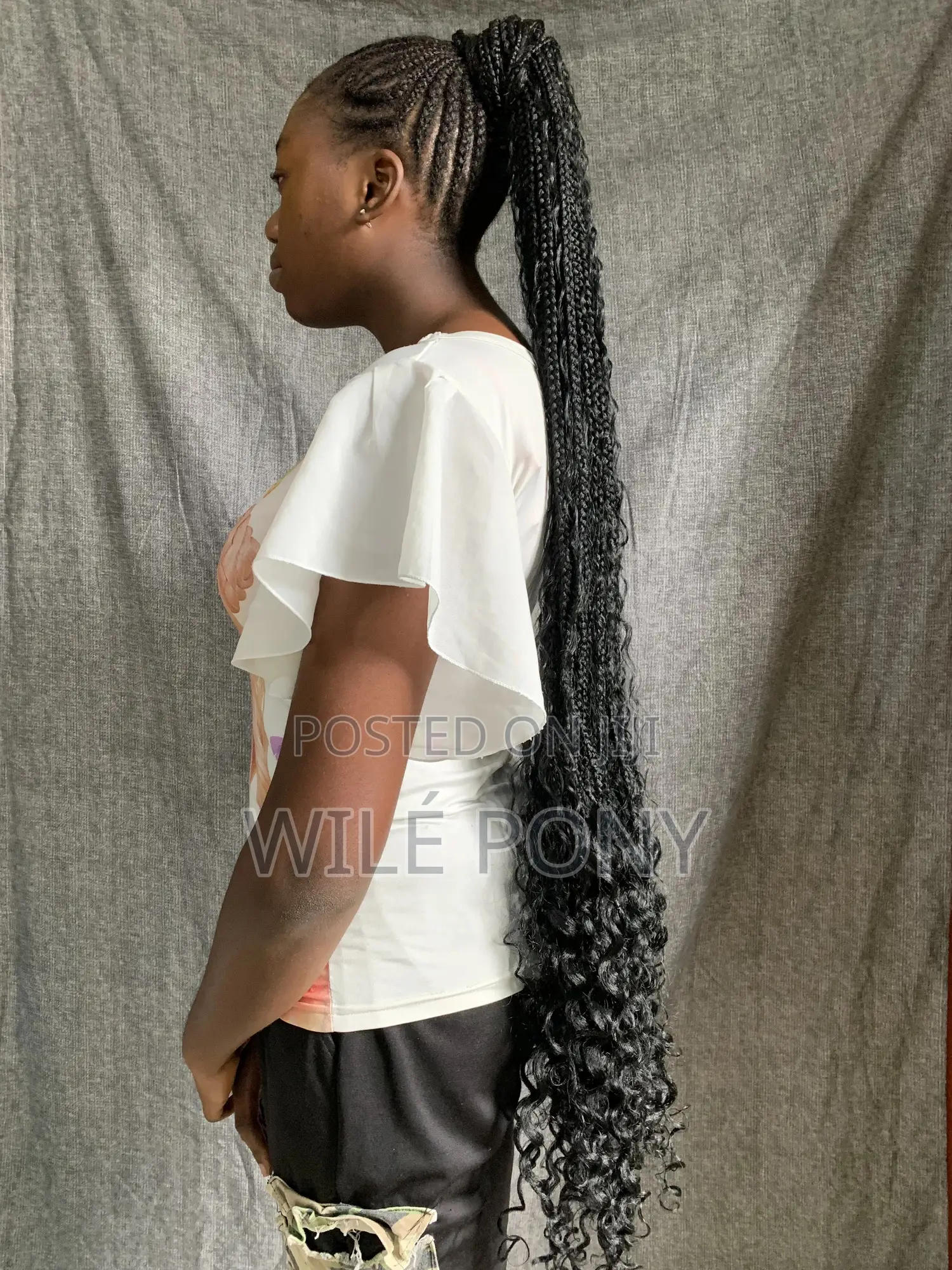 (40 Inches) Braided Boho Ponytail