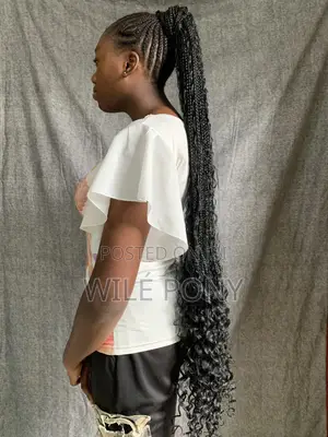 (40 Inches) Braided Boho Ponytail