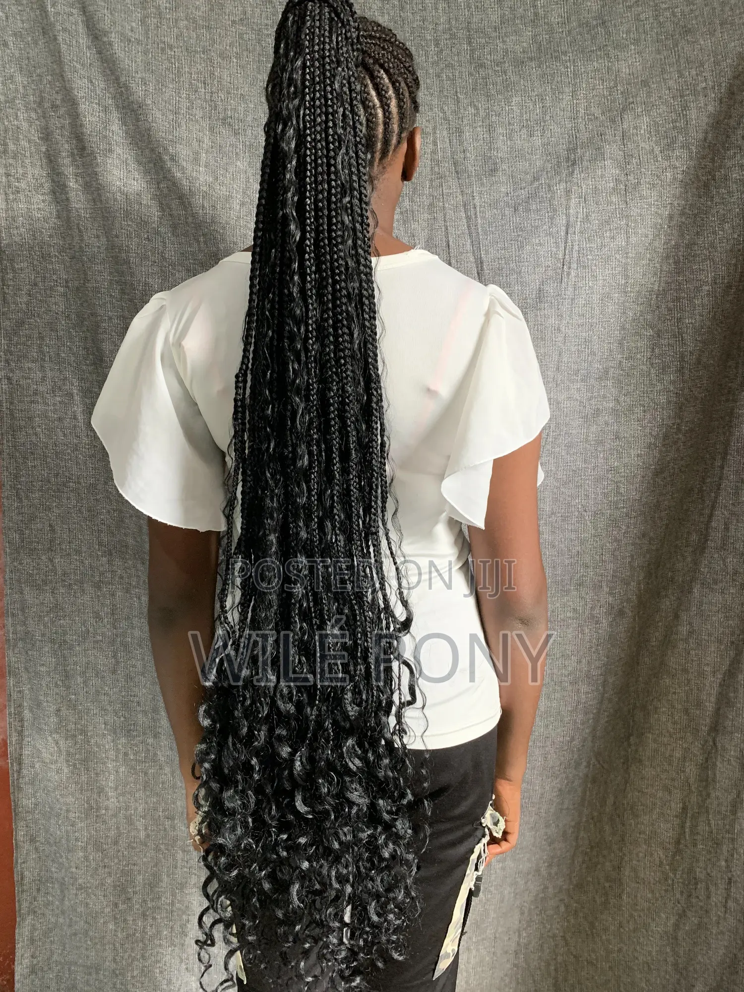 (40 Inches) Braided Boho Ponytail