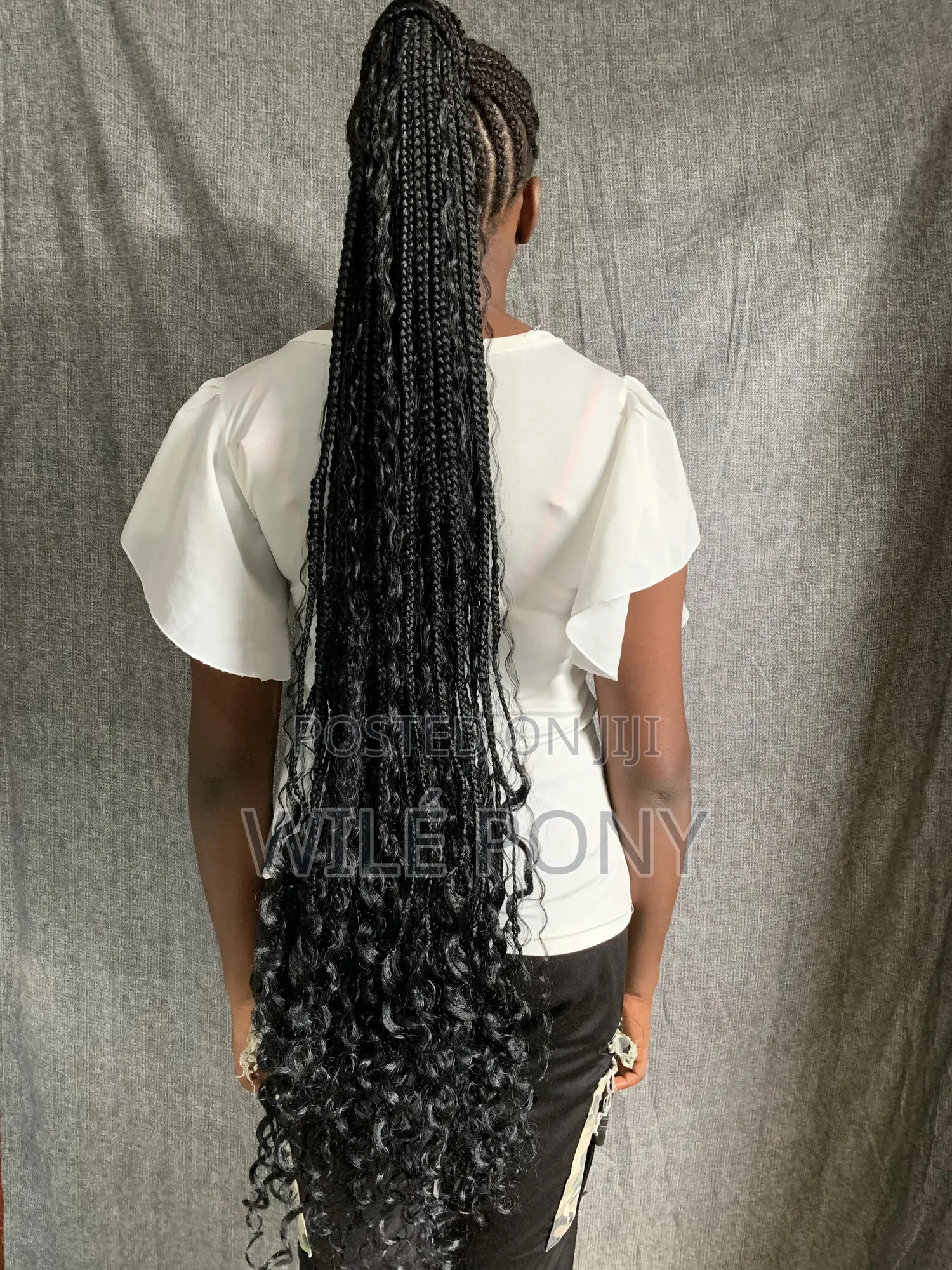 (40 Inches) Braided Boho Ponytail