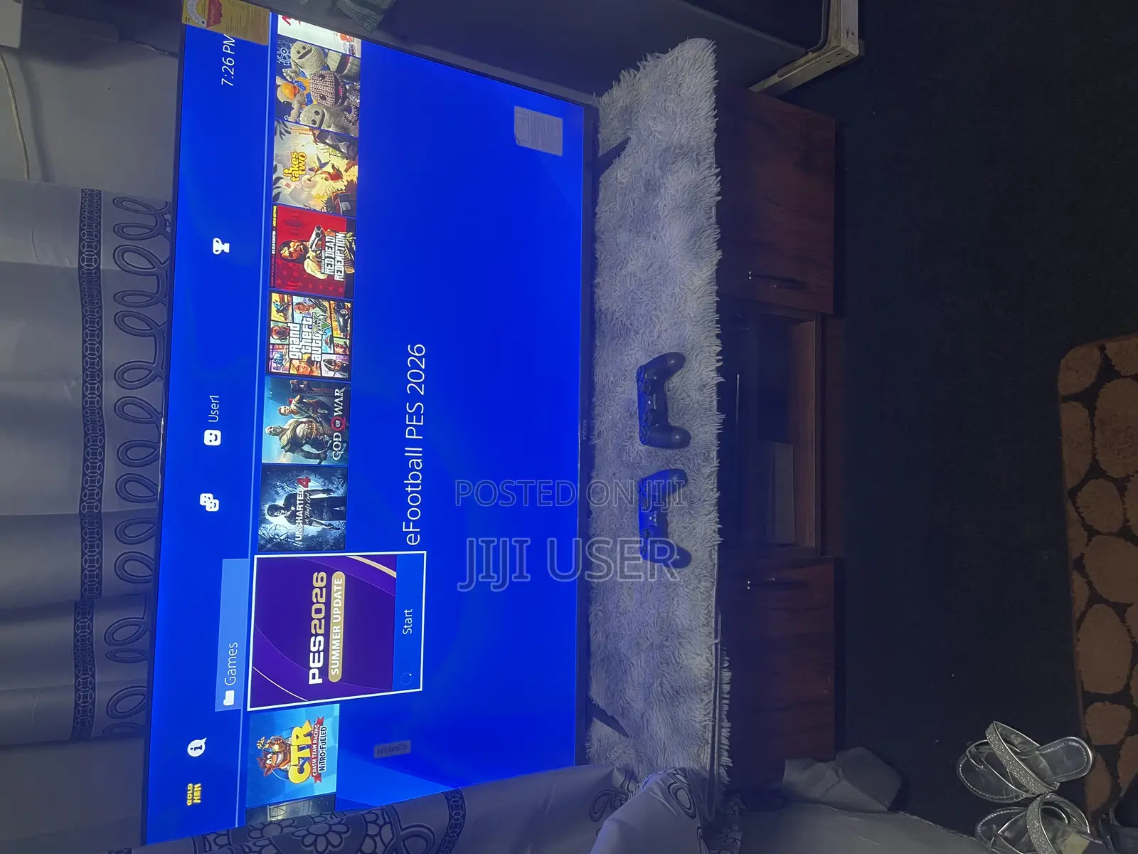 Ps4 Pro With 40 Plus Games Gta, Pes 2026, Fc26 and Other Top 15 Games