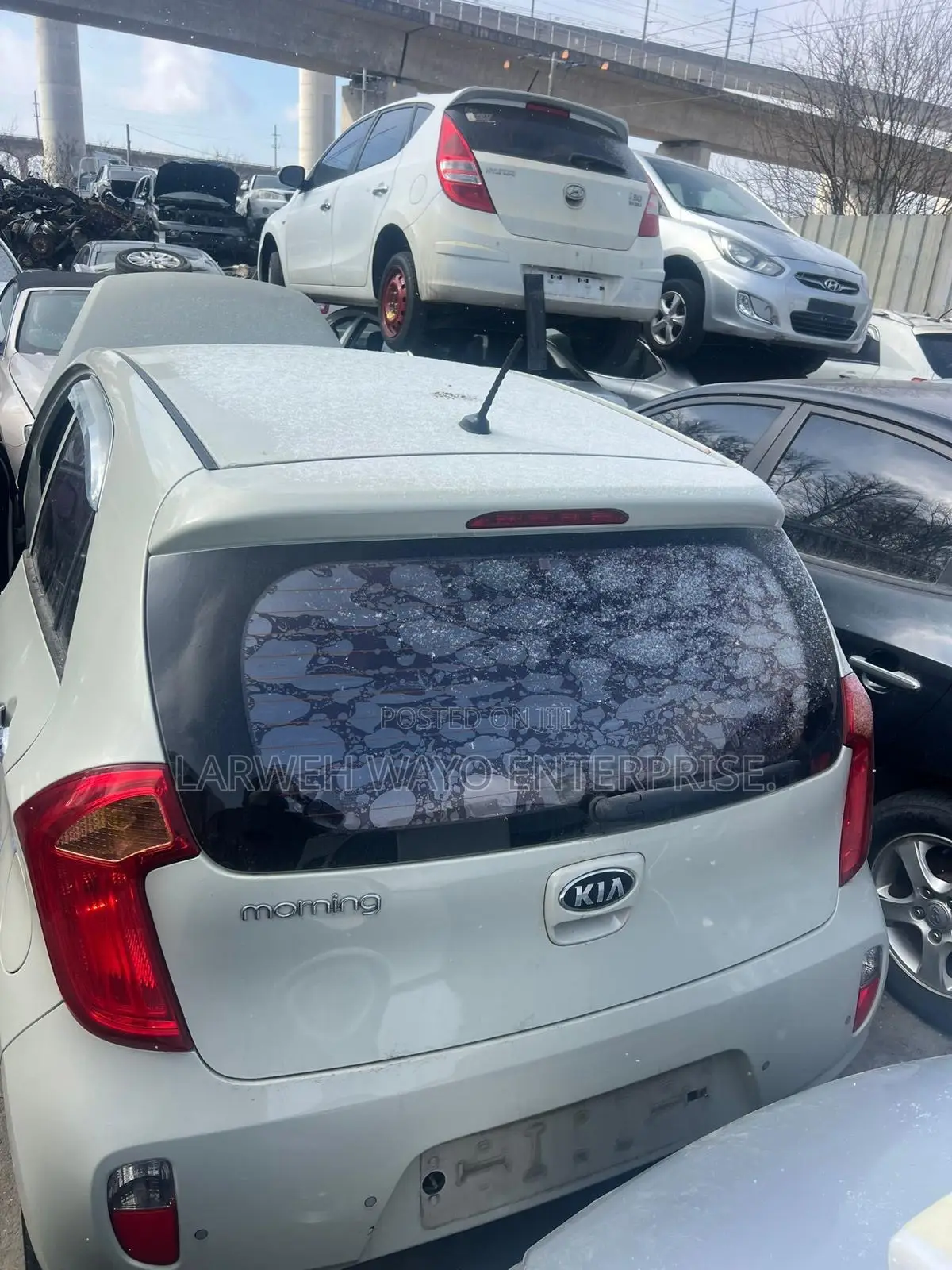 Kia Morning 2015 Off white