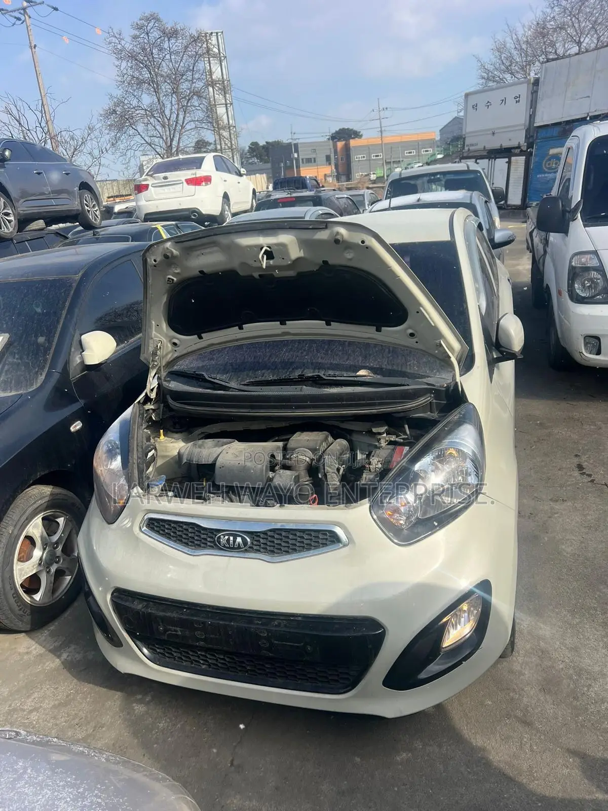 Kia Morning 2015 Off white