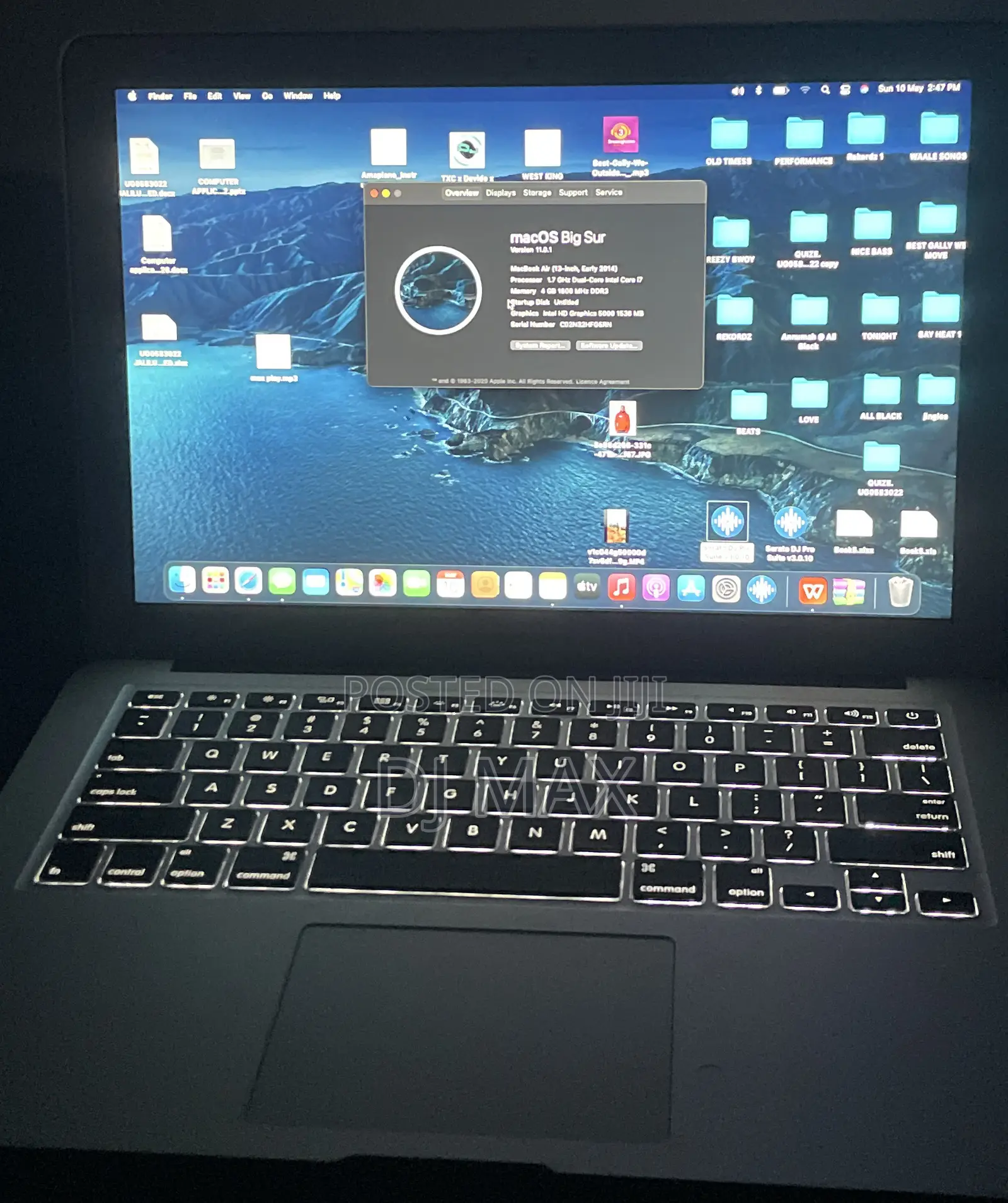 Laptop Apple MacBook Air 4GB Intel Core i7 SSD 128GB
