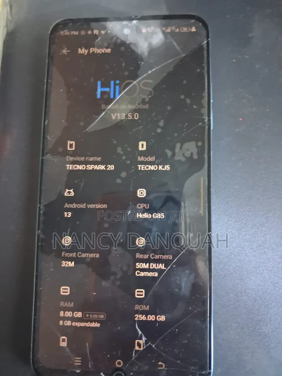 Tecno Spark 20 256 GB Blue