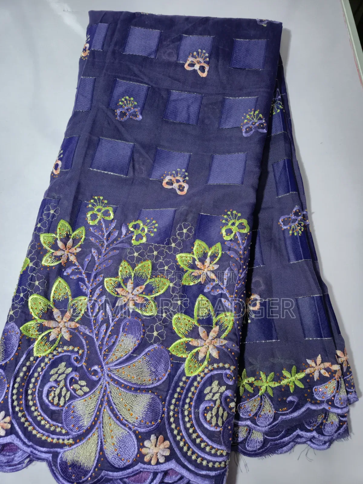 Gorgeous Lace With Embroidery
