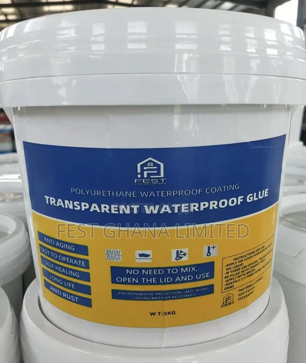 Waterproof Leakage Paint - Stop Roof Leaks/Ghana
