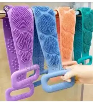 Body Sponge Silicone Brushes Bath Towels Scrubber Rubbing Back