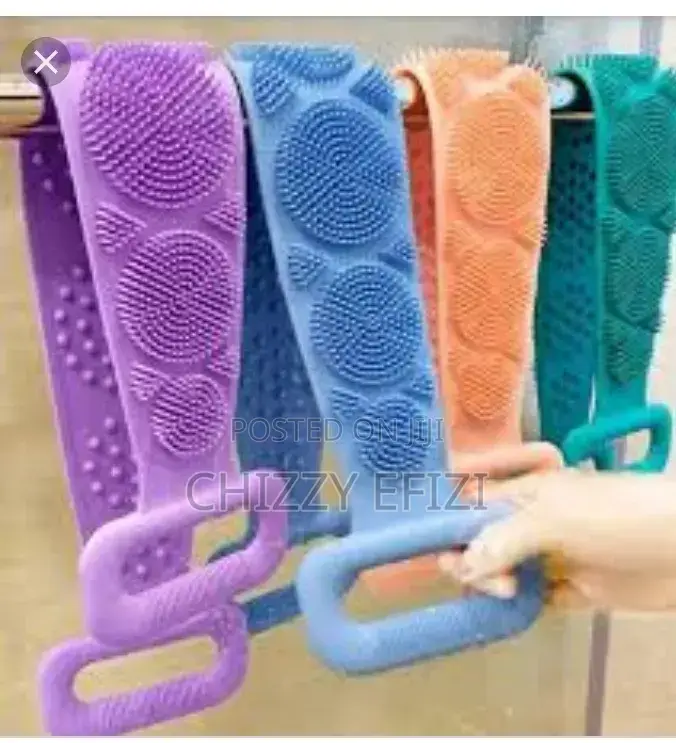 Body Sponge Silicone Brushes Bath Towels Scrubber Rubbing Back