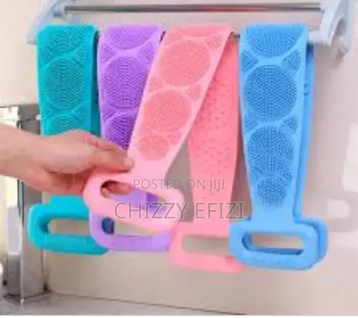 Body Sponge Silicone Brushes Bath Towels Scrubber Rubbing Back