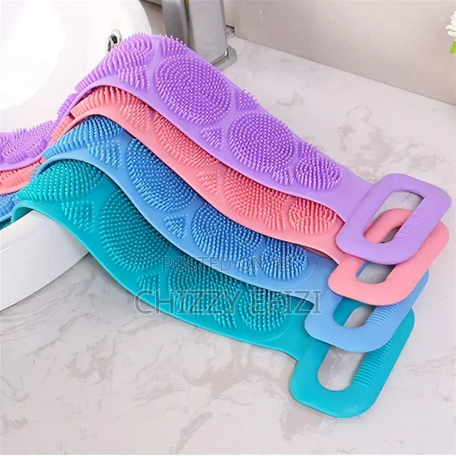 Body Sponge Silicone Brushes Bath Towels Scrubber Rubbing Back